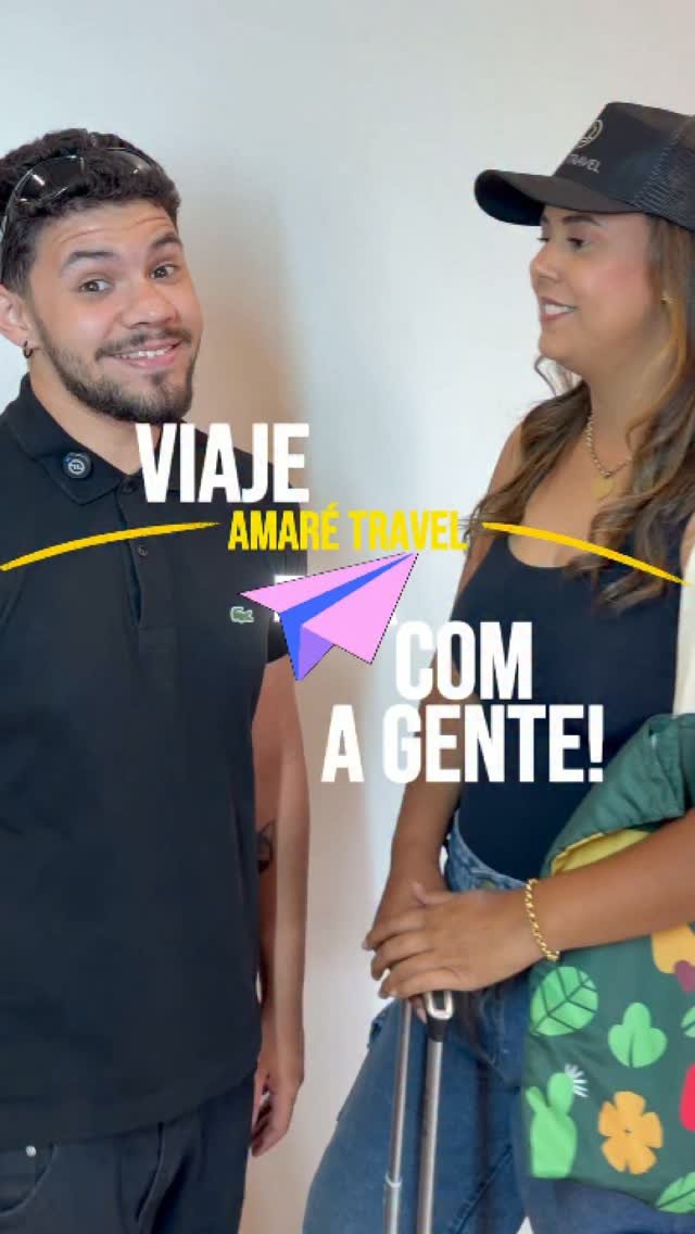 Cena do vídeo de bastidores publicado pela Amaré Travel